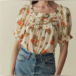 DÔEN Women's Frances Top In Orangerie Floral ~ S